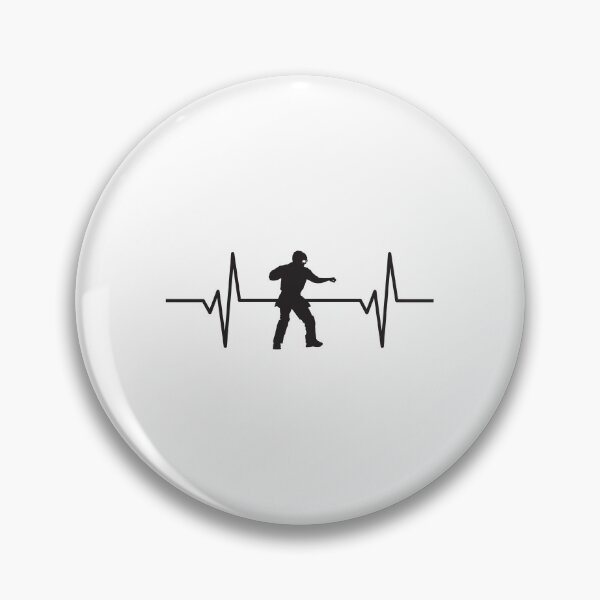 Item preview, Baseball heartbeat design for Baseball or softball umpires designed and sold by BRtisticDesigns.