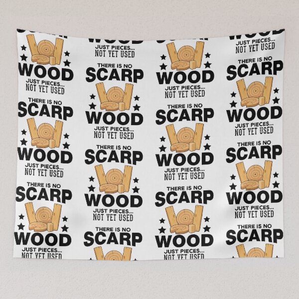 Item preview, Scrap Wood Funny Woodworker Joke designed and sold by Scratches Tees.
