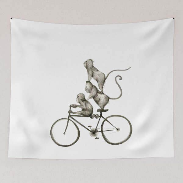 Item preview, Monkey Bike : Mens Monkey On A Bike designed and sold by Re Ka.