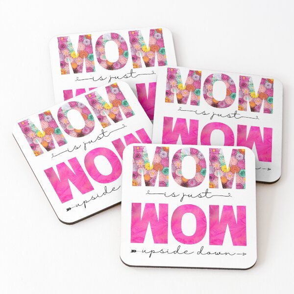 Item preview, Mom Is Just Wow Upside Down, Gift For Mom, Gift For Mum designed and sold by ladylaughprints.