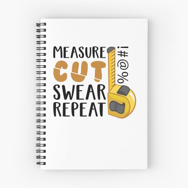 Item preview, Measure Cut Swear Funny Woodworking designed and sold by Scratches Tees.