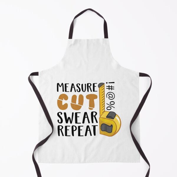 Item preview, Measure Cut Swear Funny Woodworking designed and sold by Scratches Tees.
