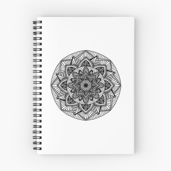 Item preview, Black white round mandala designed and sold by annimandala08.