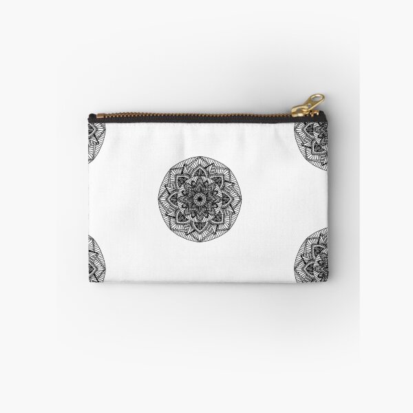 Item preview, Black white round mandala designed and sold by annimandala08.
