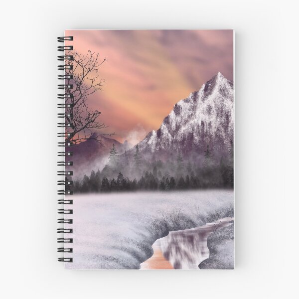 Artikelvorschau, Sonnenuntergang über der Berglandschaft entworfen und verkauft von SamPixelArtist.