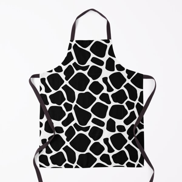 Item preview, Cow Skin White in Black Oil Dots designed and sold by RadhaWords.