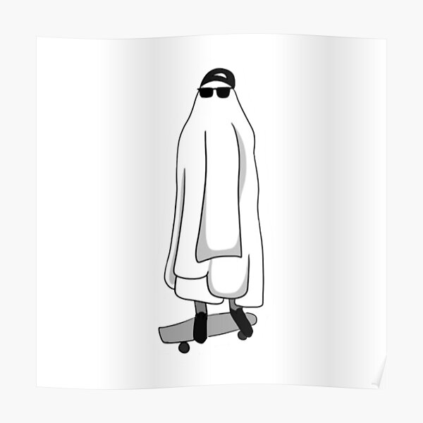“Skater Ghost” Poster for Sale by Stanify | Redbubble