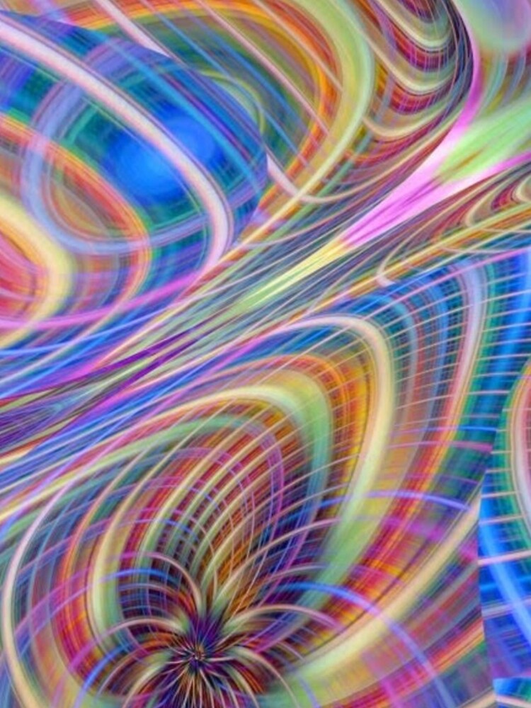 Thumbnail 5 of 5, iPhone Case, exploding color swirls designed and sold by 92objects.