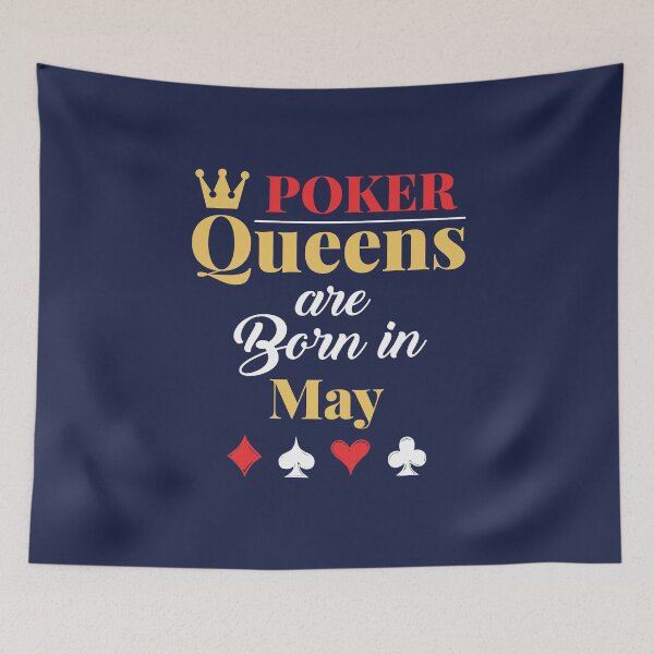Item preview, Poker Queens are Born in May Birthday Women designed and sold by jaygo.
