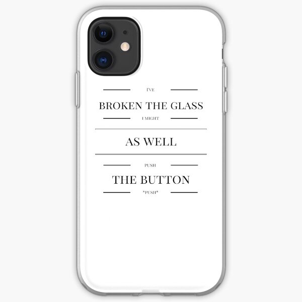 I've Broken The Glass I Might As Well Push The Button - Supernatural Jared Padelecki and Richard Speight Jr's Train Story iPhone Soft Case