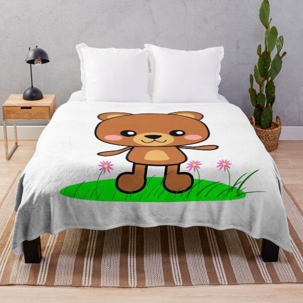 Item preview, Brown Kawaii Teddy Bear designed and sold by lovelyandcute.
