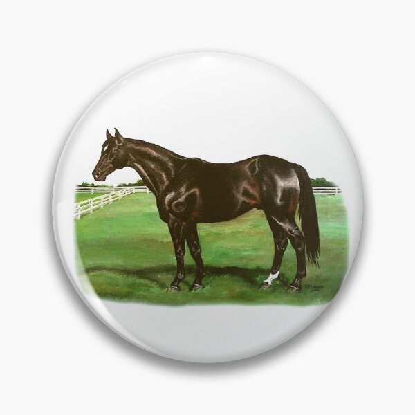 Item preview, Famous Thoroughbred stallion Bold Ruler designed and sold by Terry McNamee.