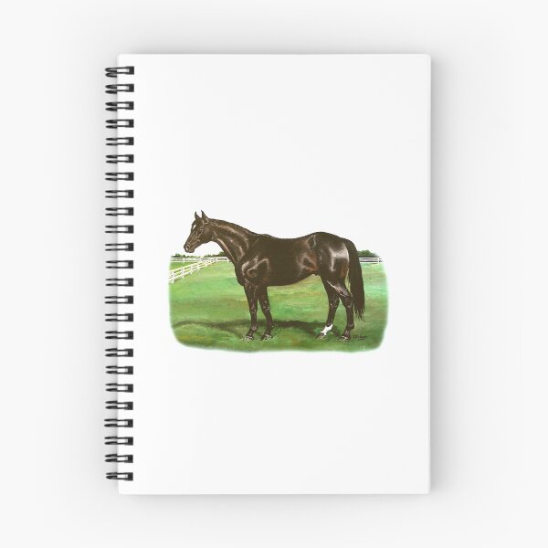 Item preview, Famous Thoroughbred stallion Bold Ruler designed and sold by Terry McNamee.