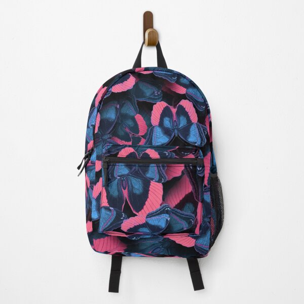 Item preview, Butterflies Allover Print # 7 Jeans-Blue Pink designed and sold by Susanne Margarete Lutz.