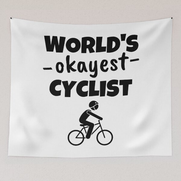 Item preview, World's okayest cyclist designed and sold by TheGreenGoat.