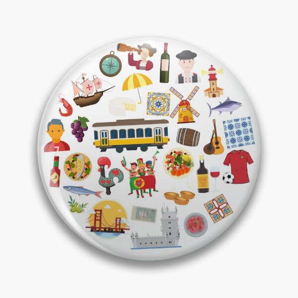 Item preview, Portugal Travel Icons designed and sold by FancyPlanet.