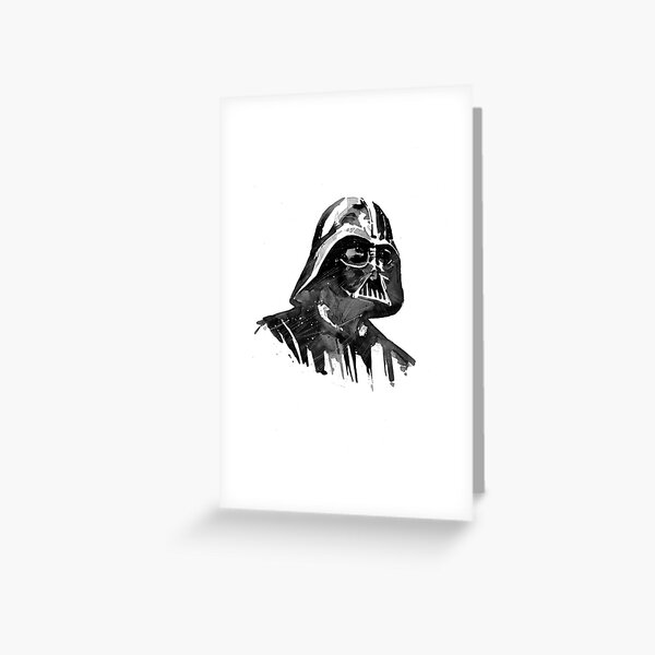 Grusskarten Darth Vader Redbubble