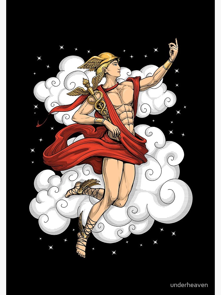 Cuaderno for Sale con la obra «Dios griego Hermes» de underheaven