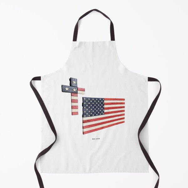 Item preview, American Flag and Cross EST.2021 US Flag, US Cross, Red Flag, Old Glory, Modern Wooden Flag, Flag Wall Art, Large designed and sold by chanat3659.