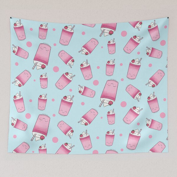Item preview, Happy Pink Strawberry Frappuccino  designed and sold by PancakeAndLoaf.