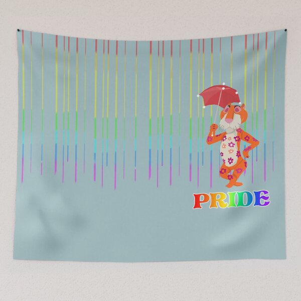 Item preview, Pride Small World Tiger designed and sold by RadicalRad.