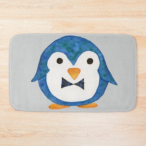 Item preview, Cute Blue Penguin Watercolor designed and sold by L12Art.