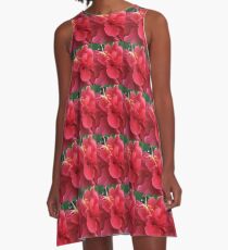 Beautiful Hibiscus A-Line Dress