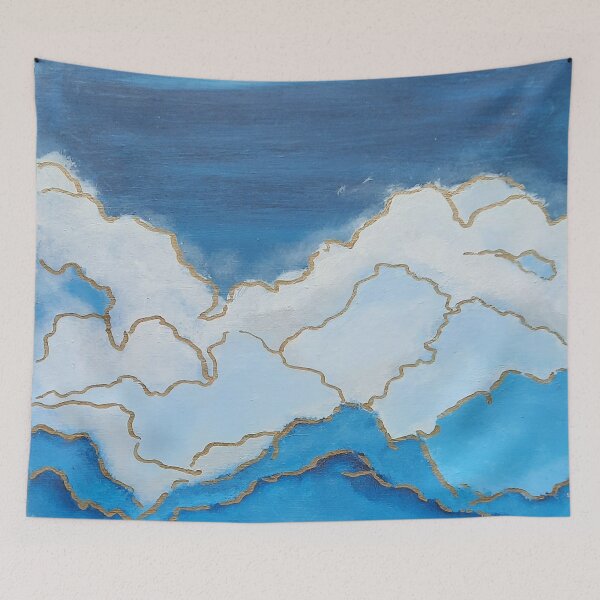 Item preview, Clouds-Japanese Wind Clouds-Outdoors-Night designed and sold by DiensDesign.