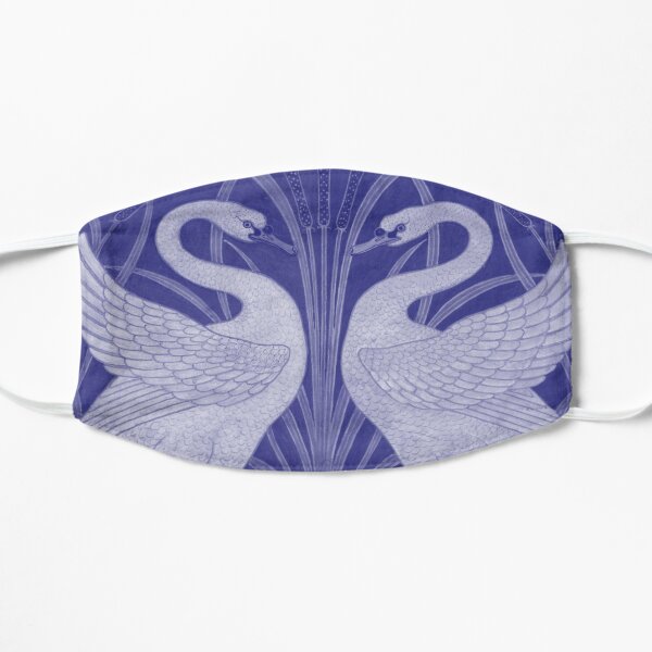 Vintage swans wallpaper Walter Crane 1875 Flat Mask