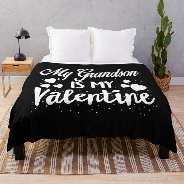 Item preview, My Grandson Is My Valentine | Gift Idea | Gift For Grandma | Gift For Grandpa | Gift For Son | Gift For Grandson designed and sold by LanPhan.
