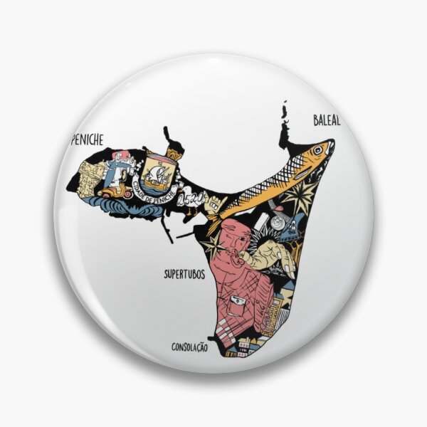 Item preview, Surfers Map Peniche /Portugal  designed and sold by TREETHECOMPANY.