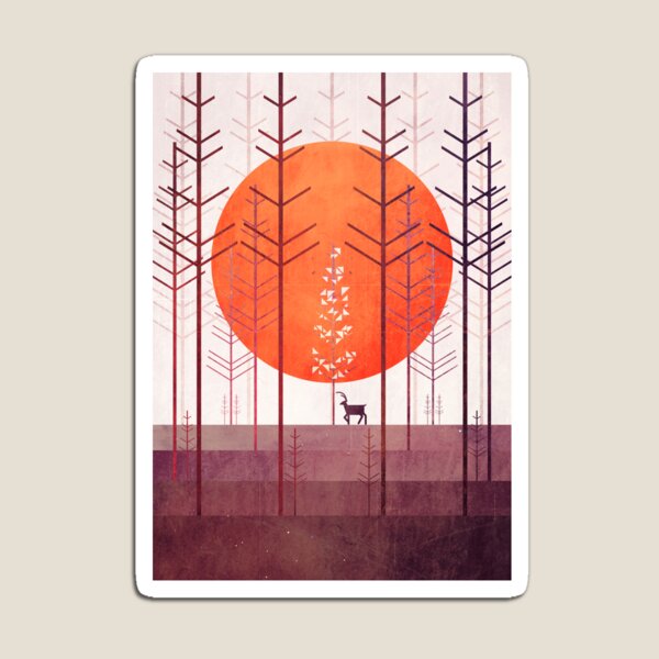 Silent Forest Magnet