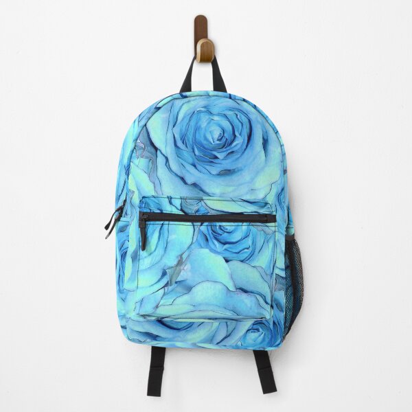 Item preview, Opulent rose design in turquoise designed and sold by MarionsArt.