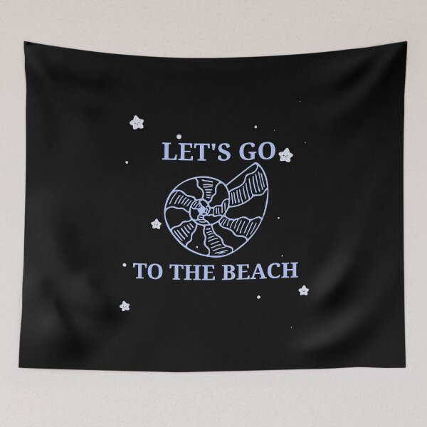 Item preview, Let's Go To The Beach! - simple blue shell designed and sold by GLwithUs.
