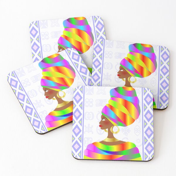 Item preview, Colorful african woman BooPooBeeDoo designed and sold by BooPooBeeDooArt.