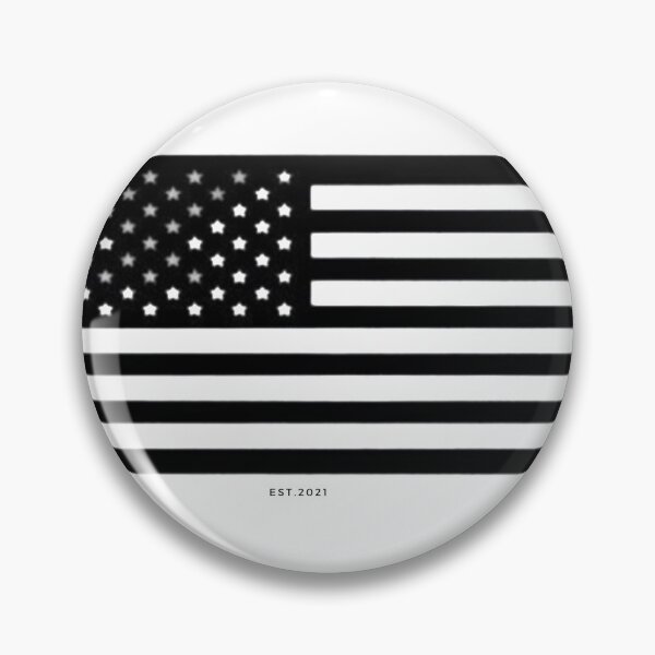 Item preview, American Flag Silhouette | July 4th | Happy Independence Day | Patriotic Flag | USA Flag | Black and White EST.2021 designed and sold by chanat3659.