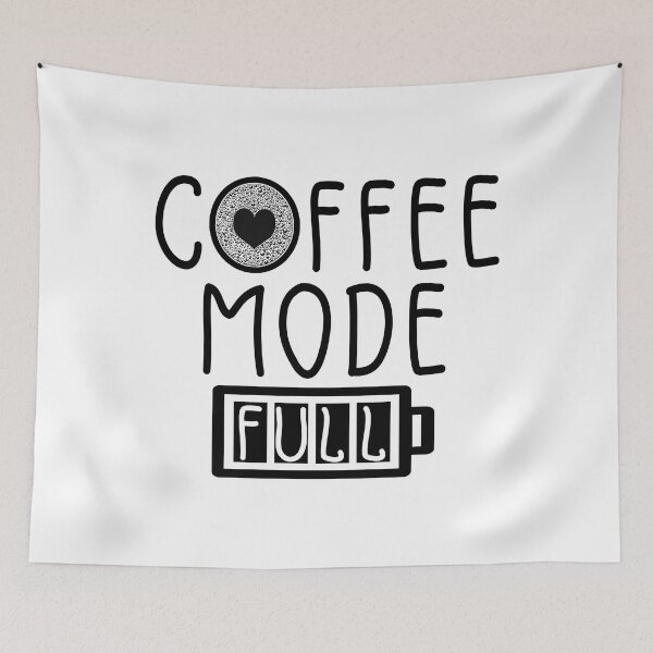 Item preview, Coffee Mode Full, cute design for coffee designed and sold by MoSaid.