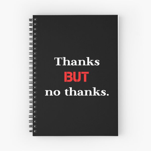 Item preview, Thanks but no thanks. designed and sold by kocakashop.