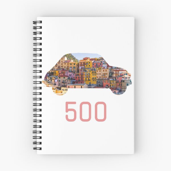 Item preview, Vintage Fiat 500,Italian village pink scene designed and sold by MiloHarris.