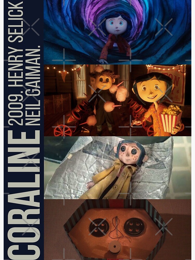 coraline film poster Poster for Sale by curlinashop