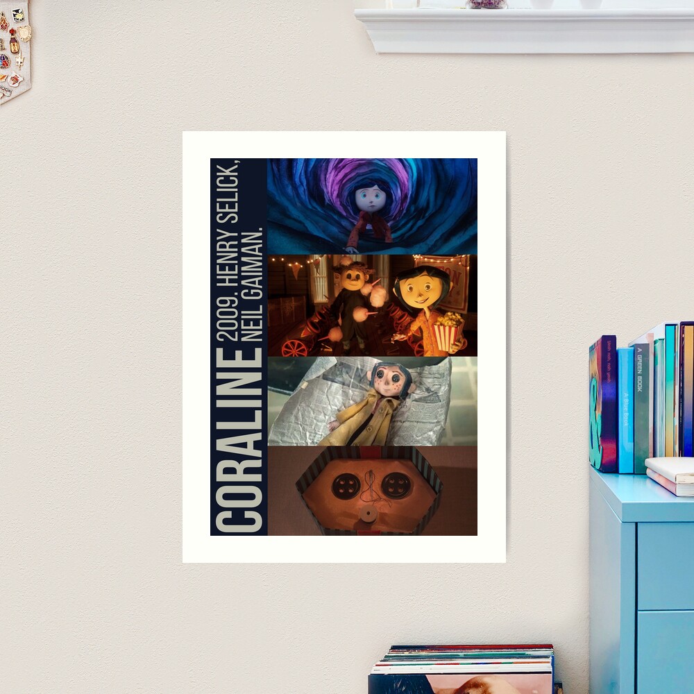 coraline film poster Poster for Sale by curlinashop