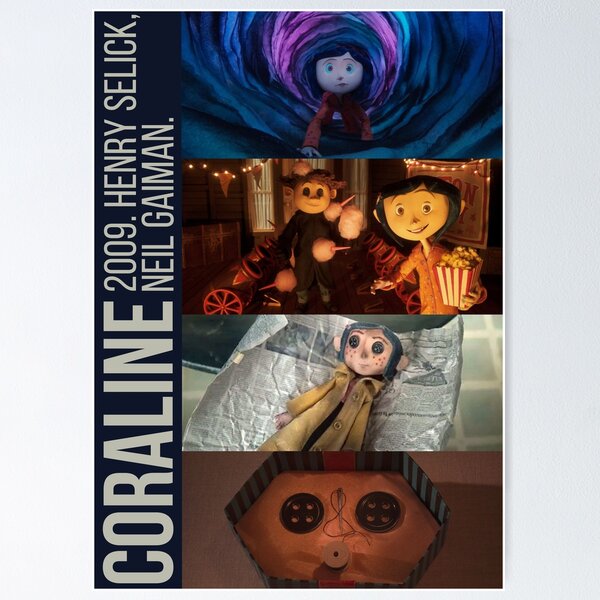 Coraline Movie Poster A1 A2 A3