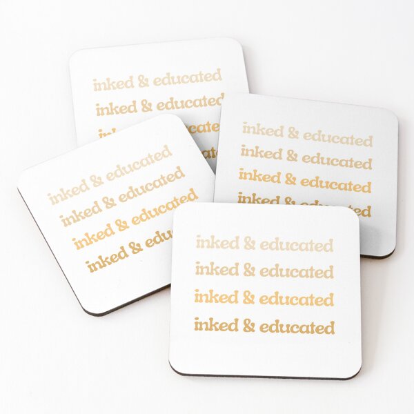 Item preview, Inked and educated, tattooed and educated designed and sold by DaniBazz.