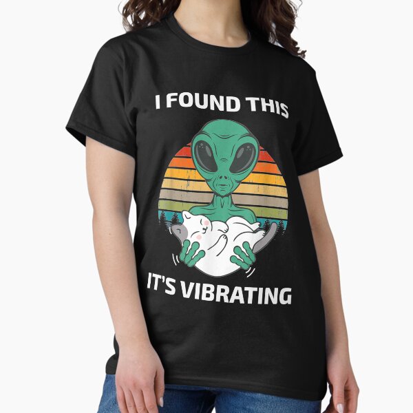 Artikel-Vorschau von Ich fand, dass es vibrierendes lustiges Alien- und Katzen-Vintage-Geschenk ist, designt und verkauft von HURLEYS.