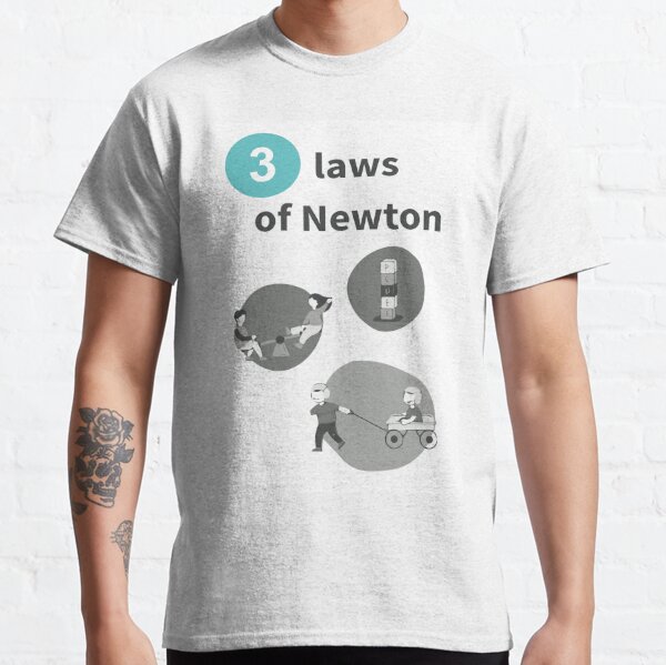 3 laws of newton Classic T-Shirt