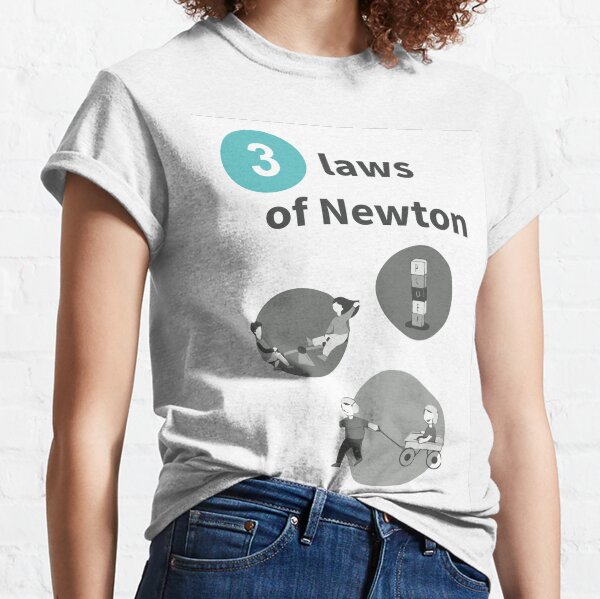 3 laws of newton Classic T-Shirt