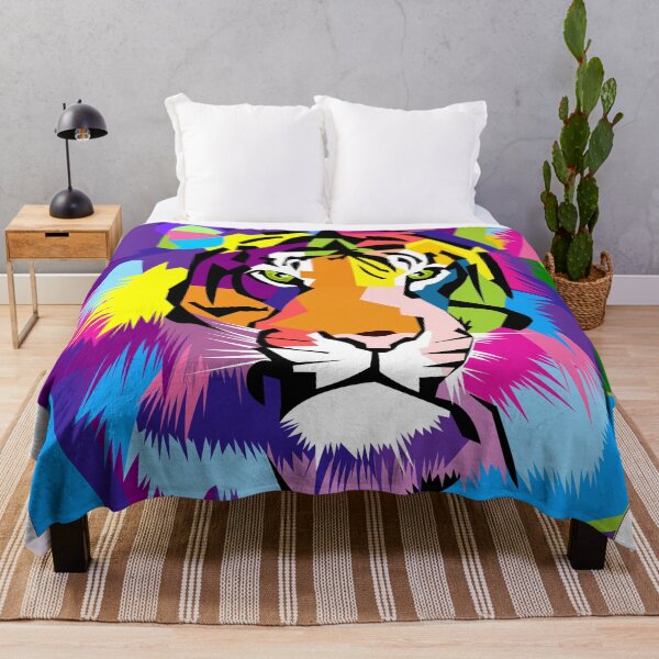 Item preview, Colorful Tiger BooPooBeeDoo designed and sold by BooPooBeeDooArt.