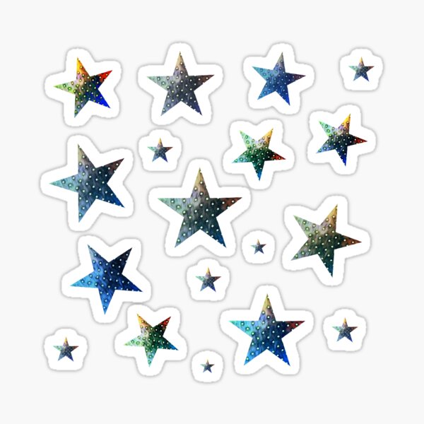 Small Star Stickers Sticker for Sale by gaurcar