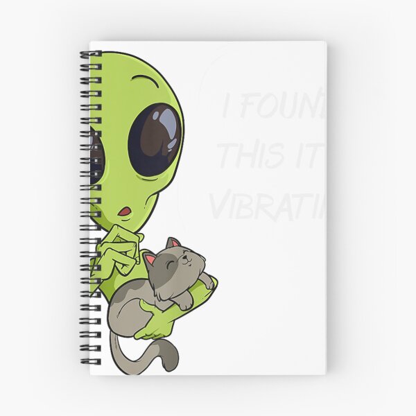 Item preview, I Found This It's Vibrating Funny Alien and Cat Vintage Gift designed and sold by HURLEYS.