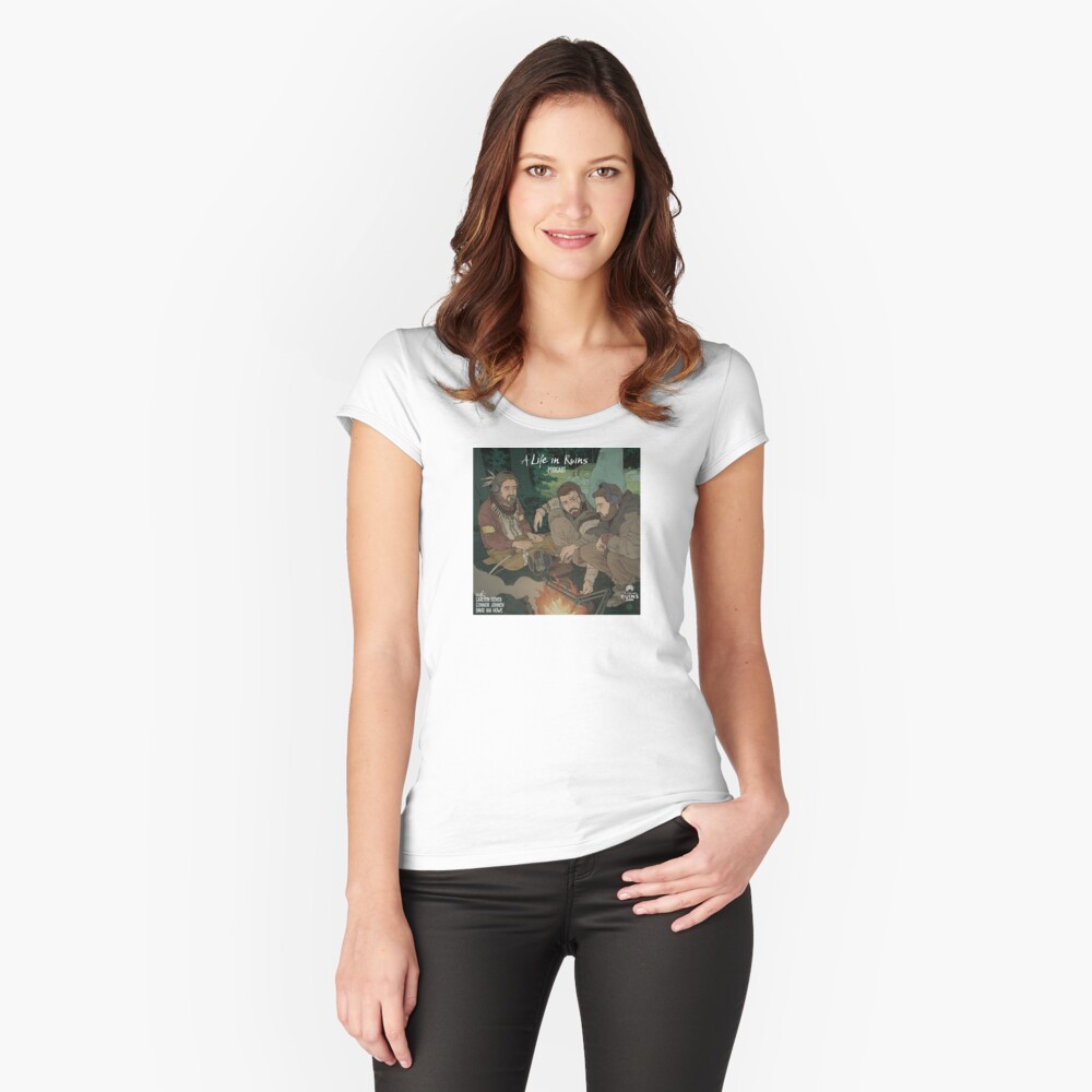 Item preview, Fitted Scoop T-Shirt designed and sold by Alifeinruins.
